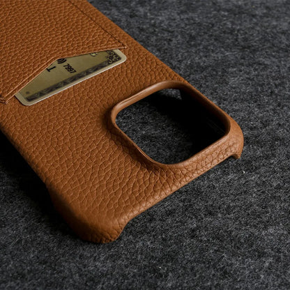 Multifunctional Charging Cable Lanyard Genuine Leather Case for IPhone 18 Pro Max 17Pro 16 15 14 13Pro Crossbody Strap Card Slot