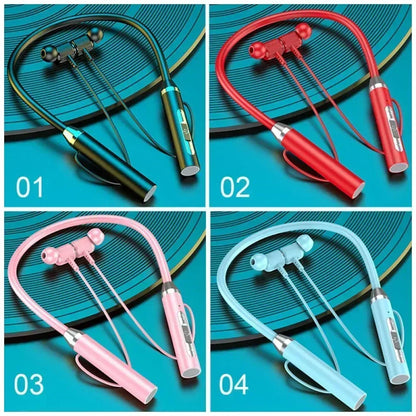 K58 Wireless Headphones Bluetooth Neckband Magnetic Headphones for Sports and Running Bluetooth 5.3 Headphones with Microphone