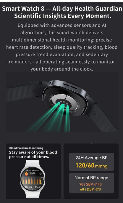 2026New GPS Tracking Smart Watch Women Health Monitoring Bluetooth Call NFC  IP68 Waterproof  Sports Mode Compass Smartwatch Men