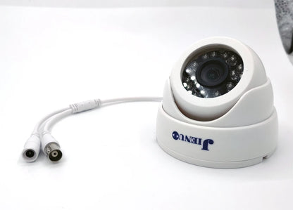 JIENUO 4K CCTV AHD 1080p Camera White Dome Security Infrared Night Vision 5MP TVI CVI 2mp Video Home Front Rear View Cam System