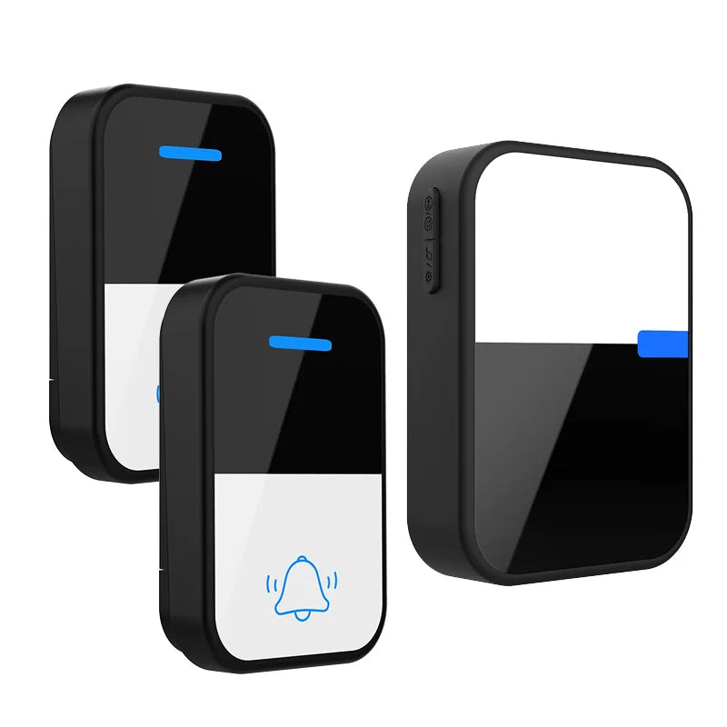 Good Sound Quality High Volume Long-Distance Kinetic Door Bell Household Waterproof Battery Free Self Powered Wireless Doorbell