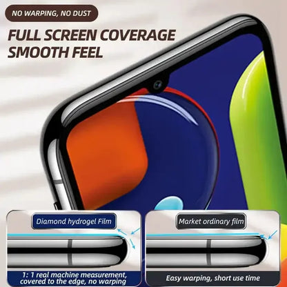 4Pcs Hydrogel Film For Samsung Galaxy S24 S23 S20 S25 S22 S21 Plus Ultra S24 FE Screen Protector For Samsung Note 20 9 10 Plus