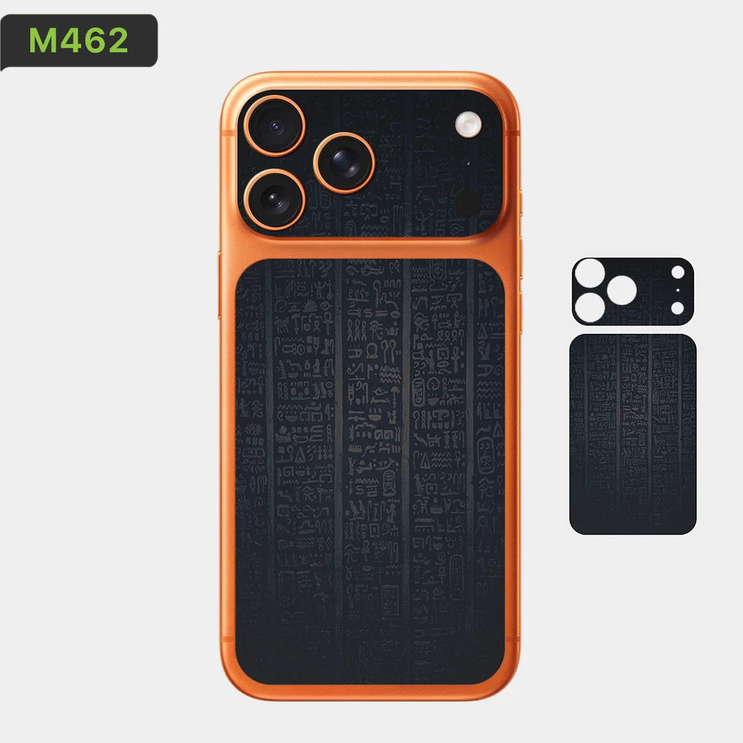 BC05 for Apple iPhone 17 Pro Max /17 Pro/Air Camera with Battery Skin Wrap 3D Colorful Rear Protective Sticker Film