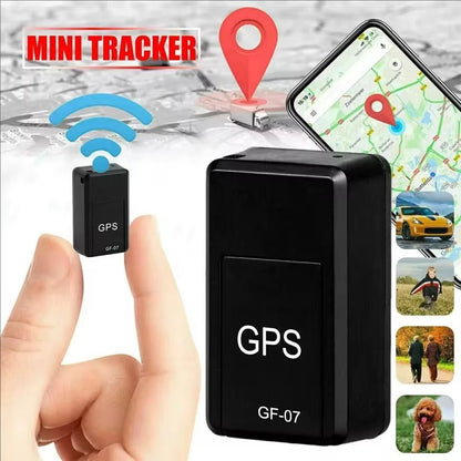 Motorcycle Car GPS Tracker GF07 Mini Tracking Locator Magnetic Vehicle Tracker Locator for Pets, Children, Elderly GPS Positioning APP