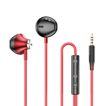 USB Type C Headphones HiFi Bass Stereo Volume Control Music 3.5mm Wired Earbuds With Mic For Galaxy S24 Ultra iPhone 15 Pro Max