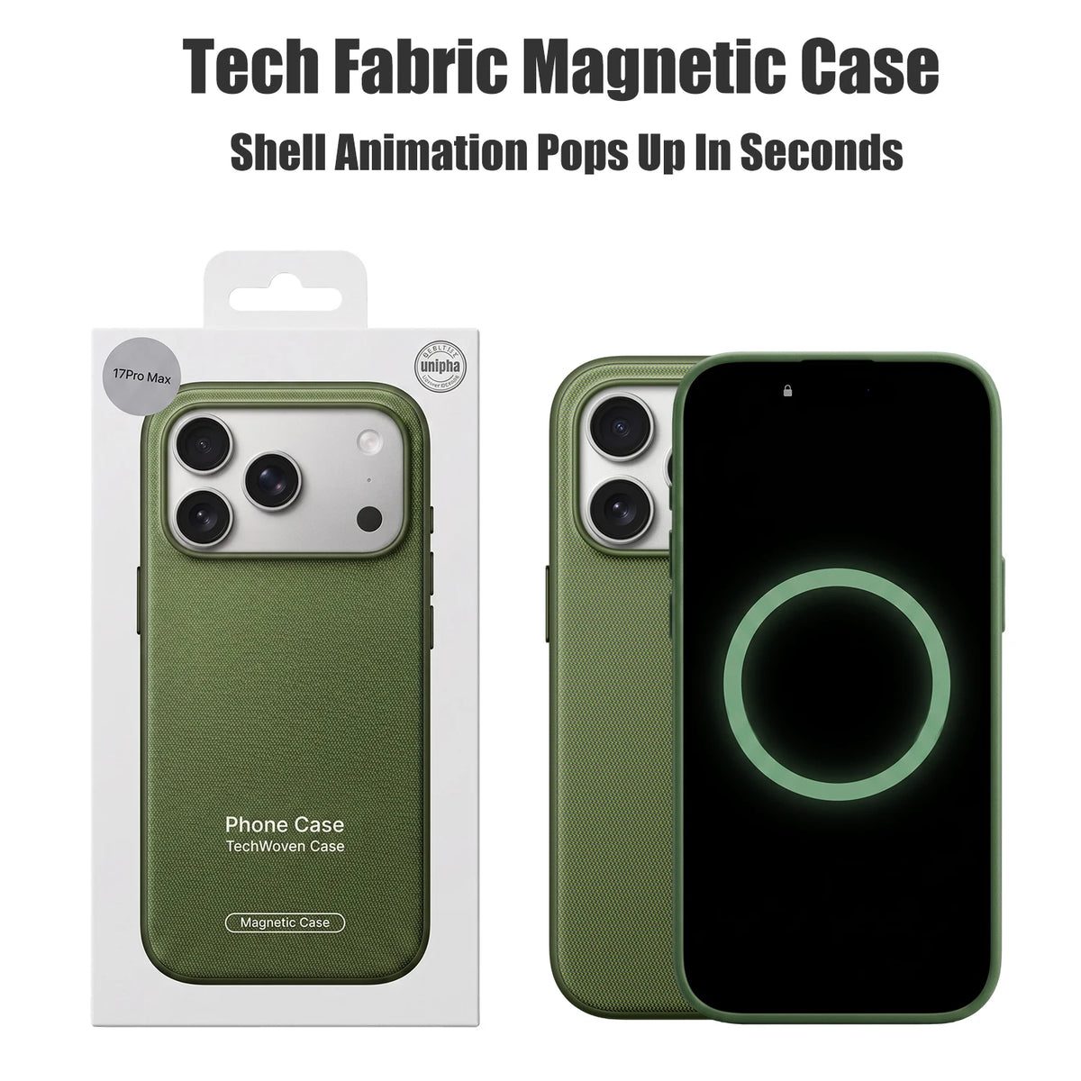 New Original Technology Woven Magnetic Phone Case For IPhone 18 17 16 15 14 13Pro Max Support Wireless Charging Shockproof Cover