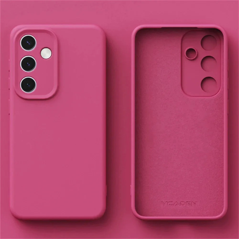 Liquid Silicone Phone Case for Samsung Galaxy S26 S25 S24 S23 S 26 Ultra Plus S26Ultra Cases Original Skin Smooth Protect Cover
