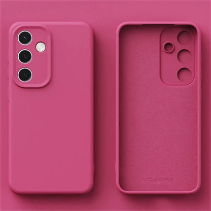 Liquid Silicone Phone Case for Samsung Galaxy S26 S25 S24 S23 S 26 Ultra Plus S26Ultra Cases Original Skin Smooth Protect Cover