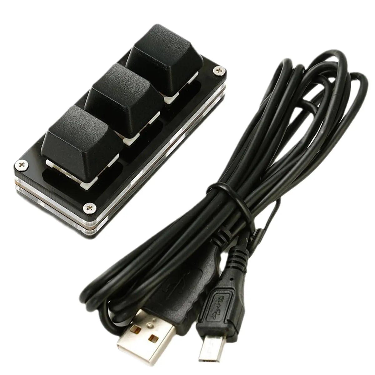 USB Programming Macro Custom Mechanical Keyboard RGB 24/16/12/9/8/4/3/2 Key Copy and Paste DIY Gaming Mini Keypad Macropad