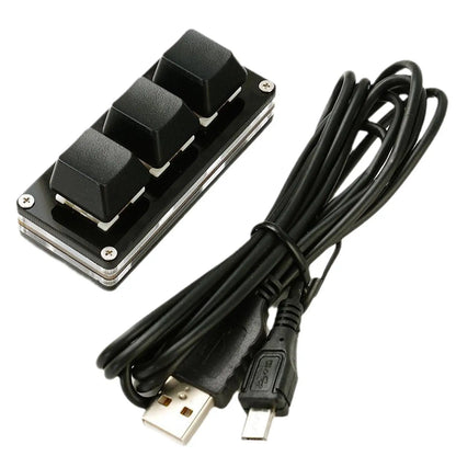 USB Programming Macro Custom Mechanical Keyboard RGB 24/16/12/9/8/4/3/2 Key Copy and Paste DIY Gaming Mini Keypad Macropad