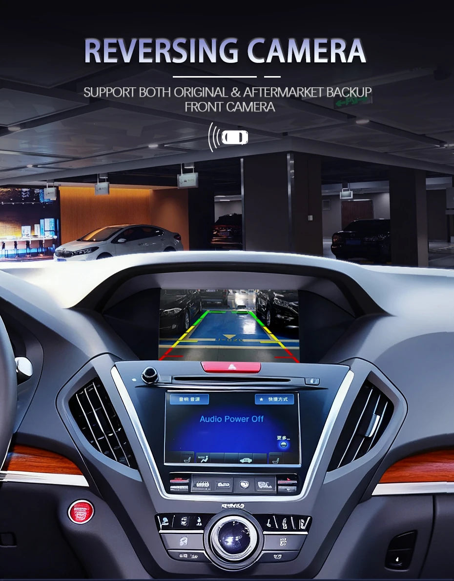 Car Wireless Android Auto Apple CarPlay Tv Box For Acura RDX TLX ILX RLX MDX YD3 Radios Smart System Upgraded OEM Screen Camera