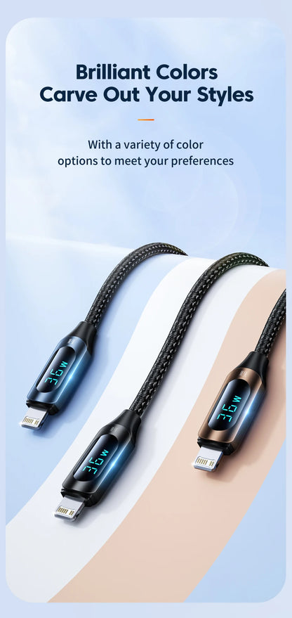 Toocki USB C Lighting Cable For iPhone 14 13 12 Pro Max X Xr 8 7 Plus PD 20W Fast Charger Lighting Data Wire Cord For iPad 1m