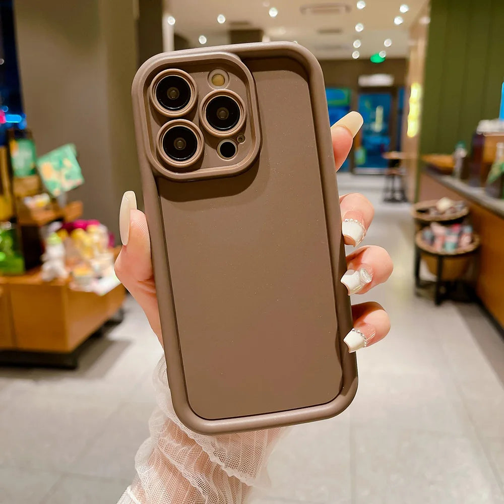Soft Silicone Case For iPhone 17 16 15 14 11 13 12 Pro Max 17 Air 16e Mini Shockproof PhoneCover For iPhone X XR XS Max 7 8 Plus