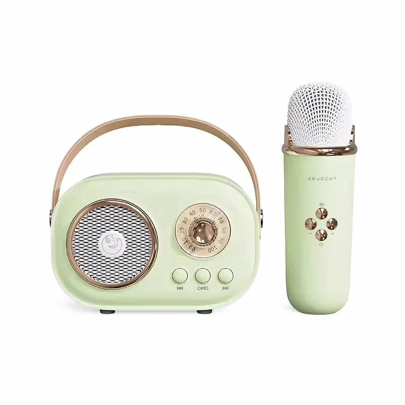 Karaoke Portable Wireless Bluetooth Speaker With Microphone Machine Radio FM Caixa De Som Mini Sound Box Music Small Column Mp3