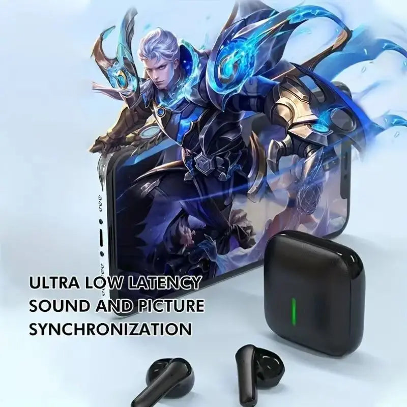 JS 59 Hi-Res Audio Wireless Bluetooth Earphones Touch Control HD Clear Call TWS Gaming Earbuds