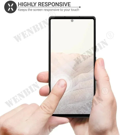 3 Pcs Tempered Glass For Google Pixel 11 Pro XL 10 9 8 Pro 10A Curved Full Cover Screen Protector