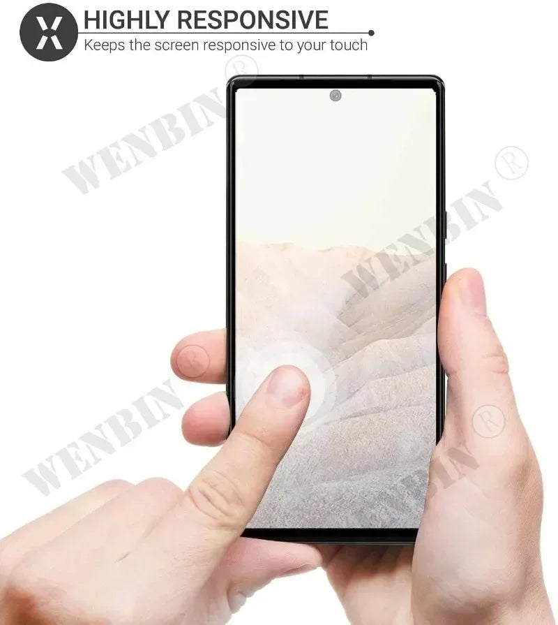 3 Pcs Tempered Glass For Google Pixel 11 Pro XL 10 9 8 Pro 10A Curved Full Cover Screen Protector