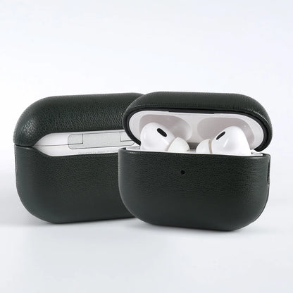 Biobased Eco-Friendly Leather Case For Airpods Pro 3 Airpods4 5 Wireless Earphone Box Headphone Bluetooth Hard Protective Cover