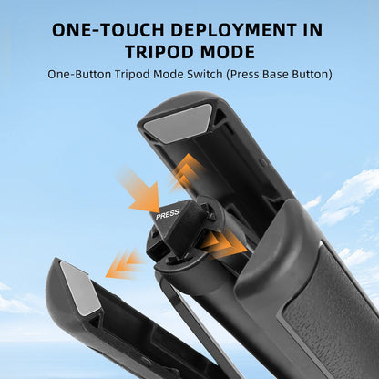 Flymile Tripod Selfie Stick Vlog Handle for DJI Pocket 3/Action 5 Pro/Insta360 X5/Gopro Accessories 62.99/55.1in Extendable