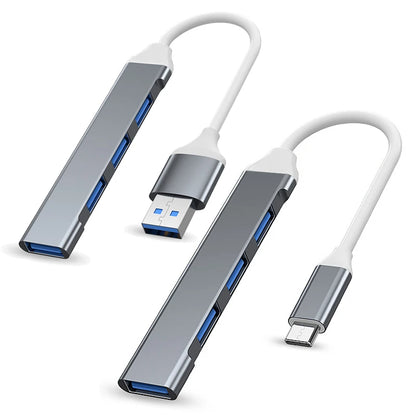 4 Port Multi Splitter USB 3.0 Hub USB Hub Type C Dock Adapter OTG Type C HUB for PC Xiaomi Huawei Macbook Pro USB 2.0
