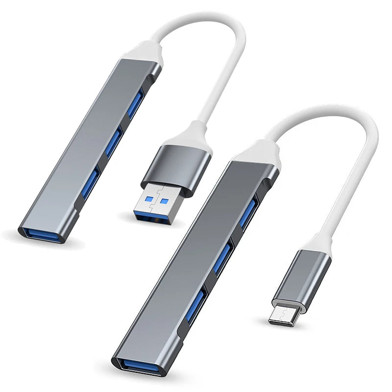 4 Port Multi Splitter USB 3.0 Hub USB Hub Type C Dock Adapter OTG Type C HUB for PC Xiaomi Huawei Macbook Pro USB 2.0