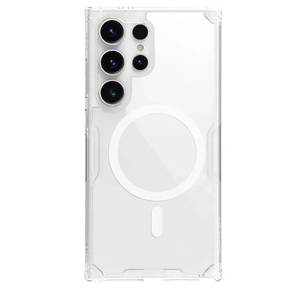 Nillkin For Samsung Galaxy 26 Ultra S26+ S26 Plus S25 Ultra S24 Ultra Nature Pro Magnetic Transparent TPU Frame Cover Phone Case