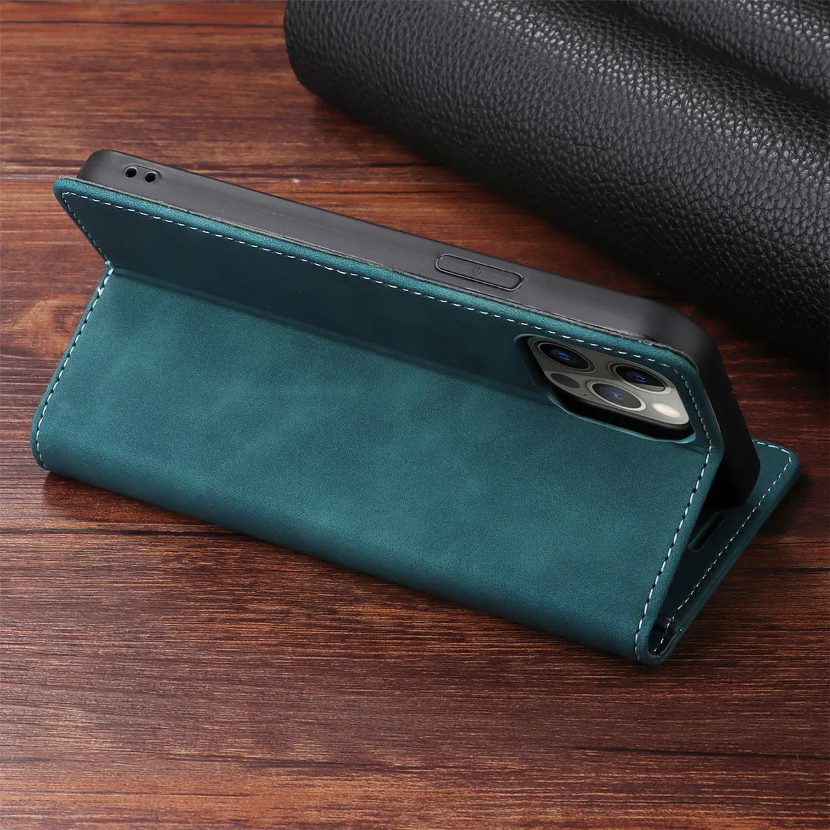 Leather Wallet Case For Samsung Galaxy S25 Edge S26 Plus S24 S23 S22 S21 FE S20 S10 S9 S8 Note 20 Ultra 10 Pro Flip Phone Cover