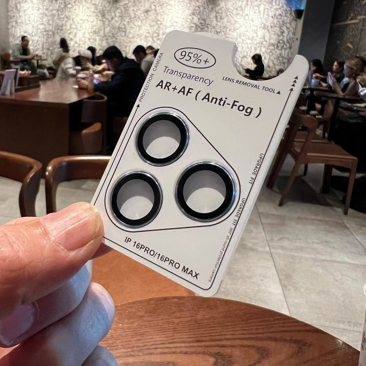 Snap-On AR HD Tempered Glass Camera Lens Film Primarily Fit iPhone 18 Pro Max Compatible with iPhone 17-13 Series W/ Pry Notch