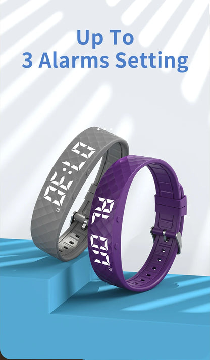 Smart Bracelet LED Digital Waterproof Smart Clock Smartband With running pedometer Monitor Smart Band Vibration Alarm Reminder