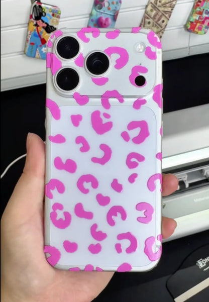 VORMIR 50pcs Zebra Leopard Texture 3D Transparent Phone Back Skins Decoration Stickers for Hydrogel Film Cutting Machine