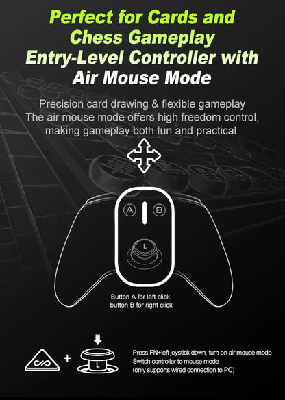 Pink Game Controller, Original PXN P5 Controller Supports Switch, iOS, Android, Computer PC, Built-in 2.4G Receiver