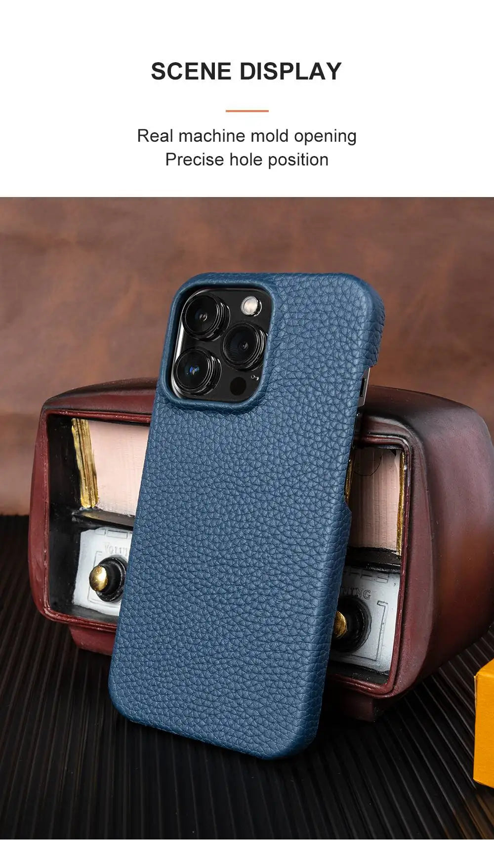 For Iphone 14 Pro Max Case Luxury Genuine Leather Cover Business Phone Cases Back Cover for Iphone 13 18Pro 15 12 XR XSMax Coque