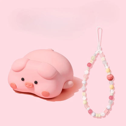 2025 Cute Kawaii 3D Pig Cover For AirPods 4 Case Cartoon Cute Earphone Case For AirPods Pro 2 3 Charging Cover Piggy Soft Case