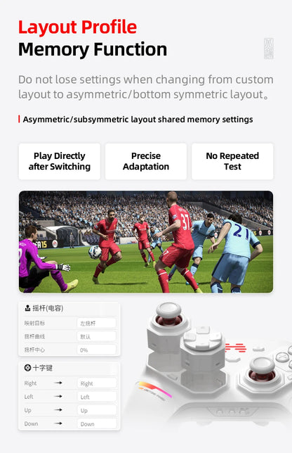 BEITONG PANGU Modular Wireless Controller, DIY Layout, Tool-Free Swap, TMR Joystick, for Switch/PC/Android/iOS