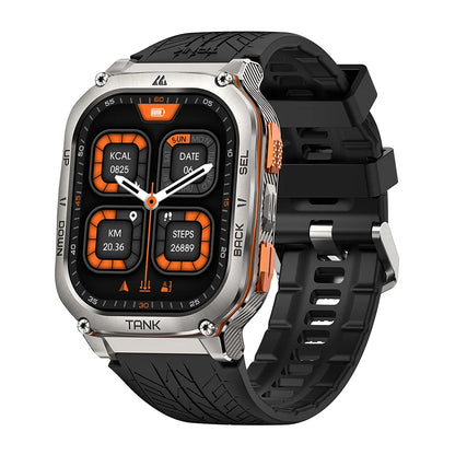 KOSPET TANK M3 Ultra GPS Smart Watch Men Military Grade Compass Altimeter Barometric 480mAh 60Day Battery IP69K 5ATM Waterproof