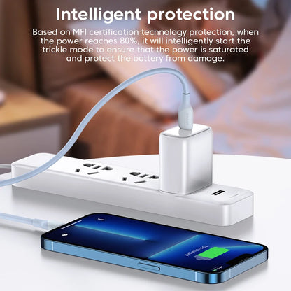 KUULAA USB C to Lightning MFi Cable for iPhone Fast Charging Cable PD 30W USB Type C For iPhone 14 13 12 11 Pro Max X XS XR 8