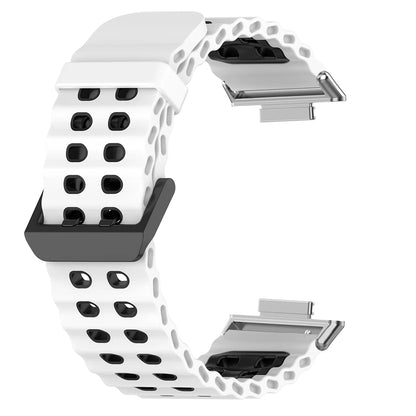 Soft Silicone Strap for Redmi Watch 6 5 4 Sports Two Tone Wristband for Xiaomi Mi Band 8 9 Pro Adjustable Rubber Wristband