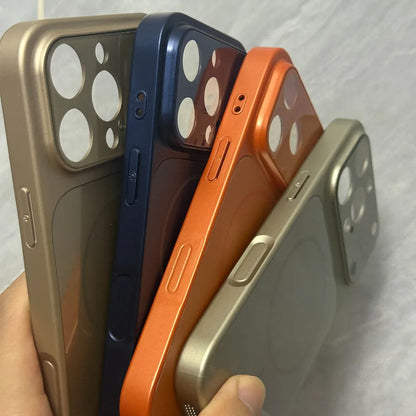 Luxury Case Transform Look To 17 18 Pro Max Cover For Iphone 16 Pro 15 14 13 Change To 17 Pro Magnetic Fundas For Magsafe