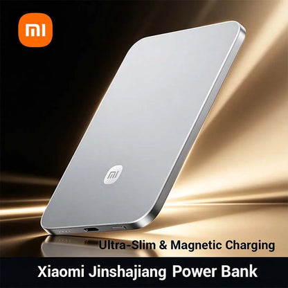 Xiaomi Jinshajiang 5000mAh 22.5W MAX Ultra Thin Portable External Battery Fast Charging Power Bank for iPhone Smartphones