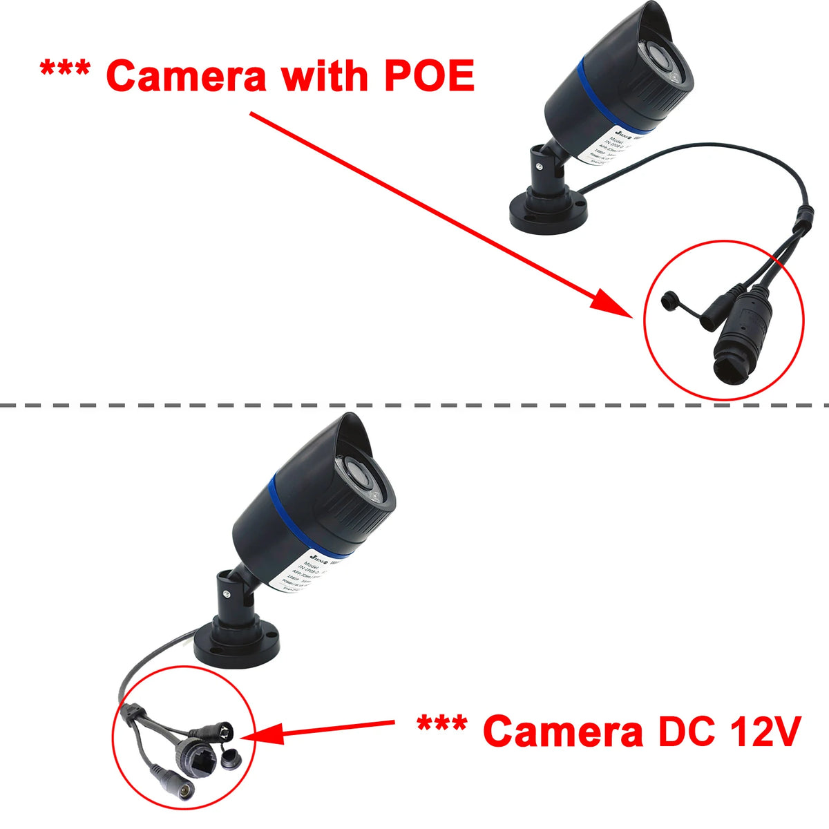 JIENUO 4K Poe Camera Outdoor Onvif Waterproof IP Security Night Vision Video Audio 4MP 5MP 8MP Bullet HD Home Cam Surveillance