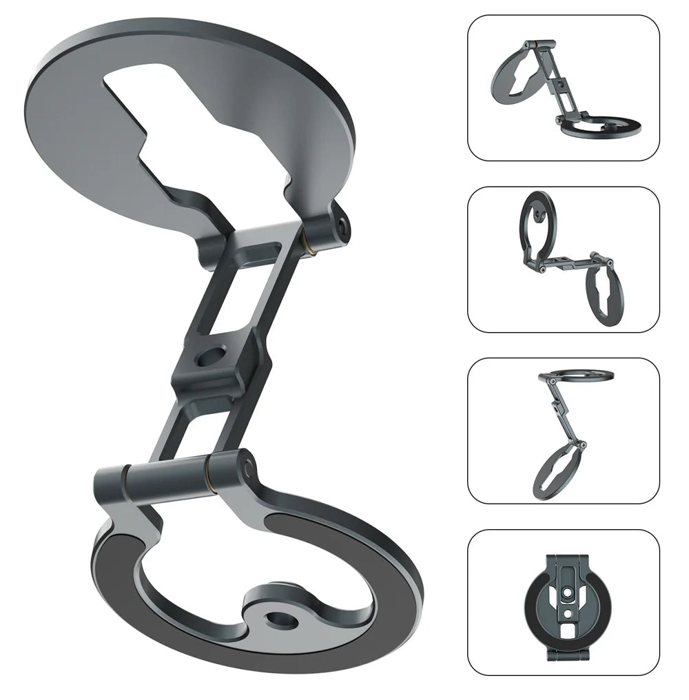 NEW Dual Side Magnetic Phone Holder with 1/4" Screw Tripod Mount Desk GYM Mount For iPhone Android MagSafe Slim Phone Stand