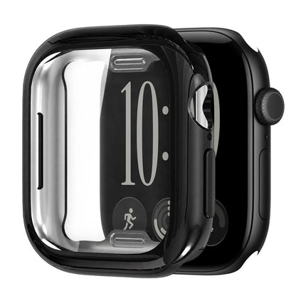 Screen Protector for Apple Watch 41mm 44mm 40mm 45mm 46mm 42mm TPU Full Cover bumper Case iWatch Series 12 11 10 9 8 7 SE 6 5