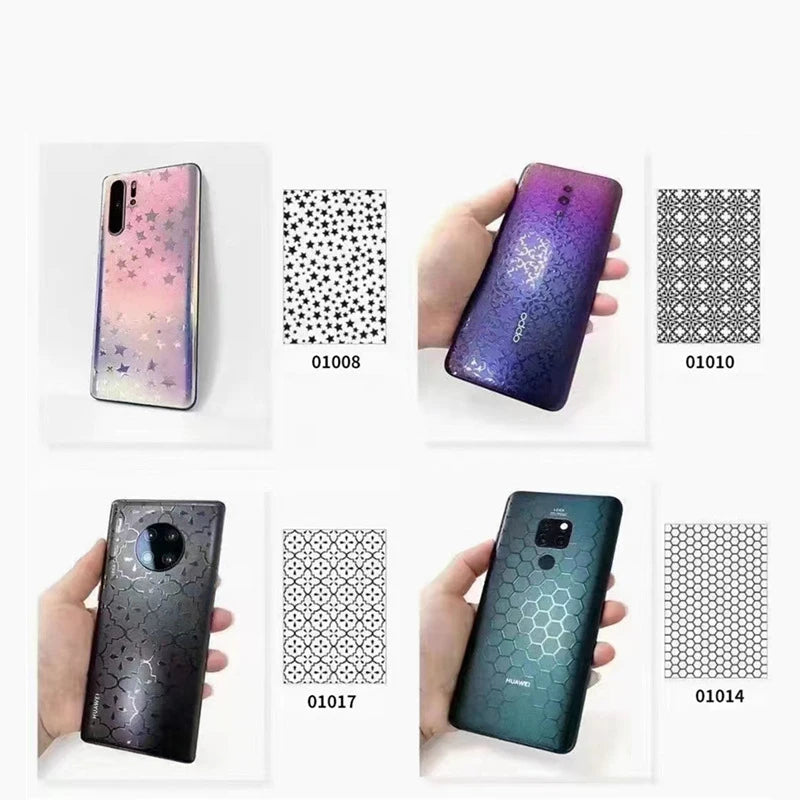 FONLYU 50PC 3D Transparent TPU Hydorgel Film With Cartoon Design Phone Back Skin Stickers for Screen Protector Cutting Machine