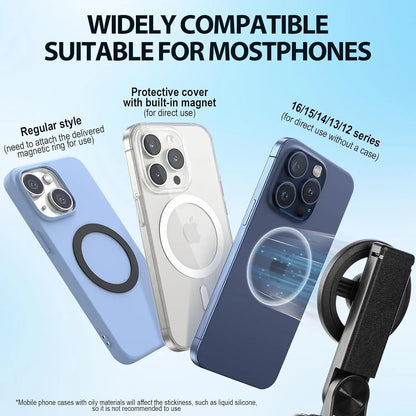4-in-1 Multifunctional Magnetic mini Selfie Stick with 360° Rotation Wireless Bluetooth Control Magnetic Phone Holder