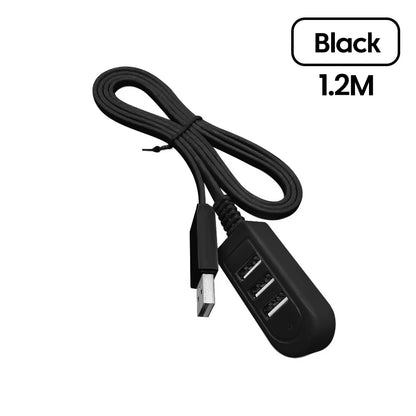 3 In 1 USB HUB Splitter Socket Multi-function USB Charger USB Port Hub High Speed Data Transfer For PC Laptop 30cm/120cm USB Hub