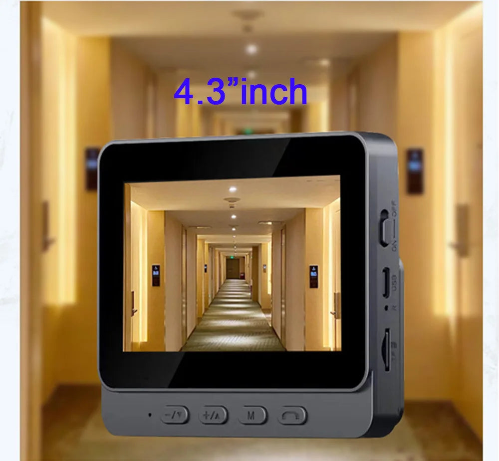 M16S M15S WiFi Wireless Intercom Smart Doorbell 4.3inch IPS Screen Video Security Camera Two-Way Intercom HD Surveillance Camera