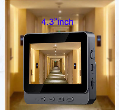 M16S M15S WiFi Wireless Intercom Smart Doorbell 4.3inch IPS Screen Video Security Camera Two-Way Intercom HD Surveillance Camera