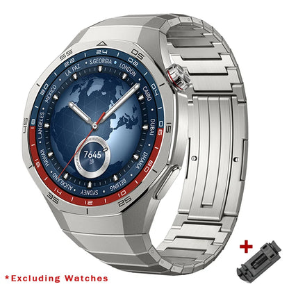 No Gaps Luxury Titanium Alloy Strap For Huawei Watch GT 5 Pro Metal Bracelet For Huawei Watch GT 5 Pro Business Band Correa