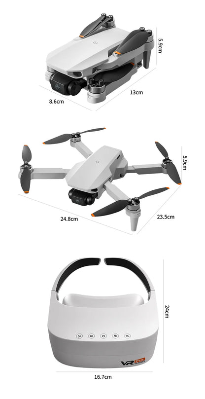 Aeri100 Drone with VR Optical Flow Positioning Brushless Motor HD Aerial Photography Dual Camera Remote Control Aircraft