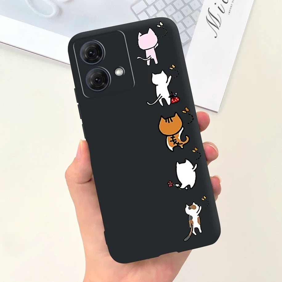 For Motorola Moto G54 Case Moto G84 Phone Cover Cute Astronaut Slim TPU Soft Silicone Funda For MotoG54 MotoG84 5G XT2343-1 Capa